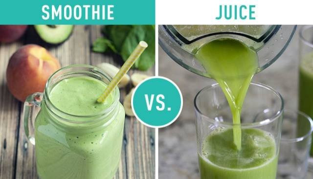 Differnce Between Juice And Smoothie  #juice #smoothie